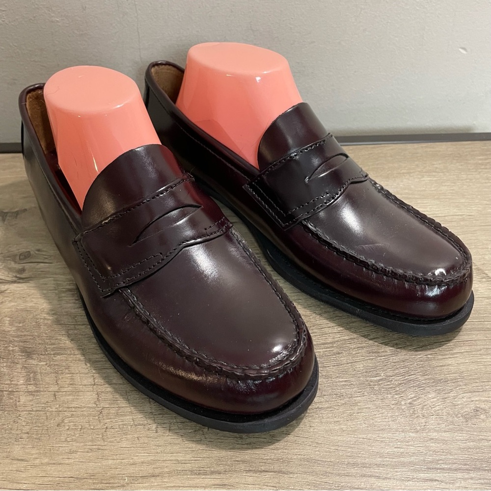 G.H. Bass & Co. Burgundy Leather Penny Loafers